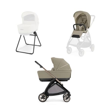 capazo, silla y soporte incluidos en el trio electa 26